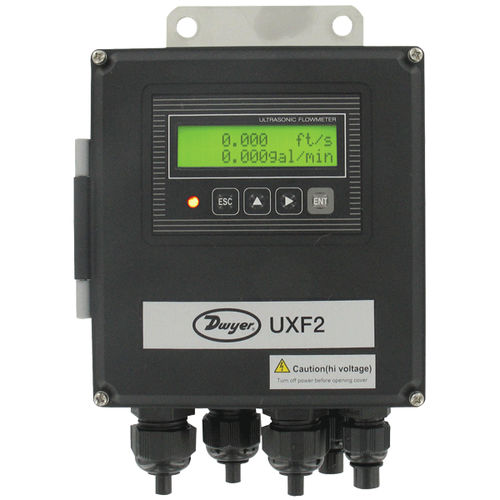 Caudalímetro por ultrasonidos - UXF2 series - DWYER - volumétrico / para líquido / clamp-on