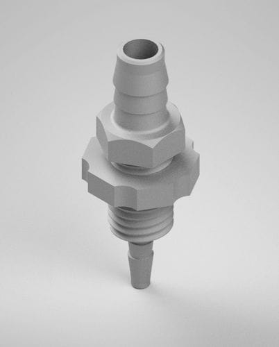 Racor neumático - F3100 series - AIR Logic - ranurado / de polipropileno / de nailon