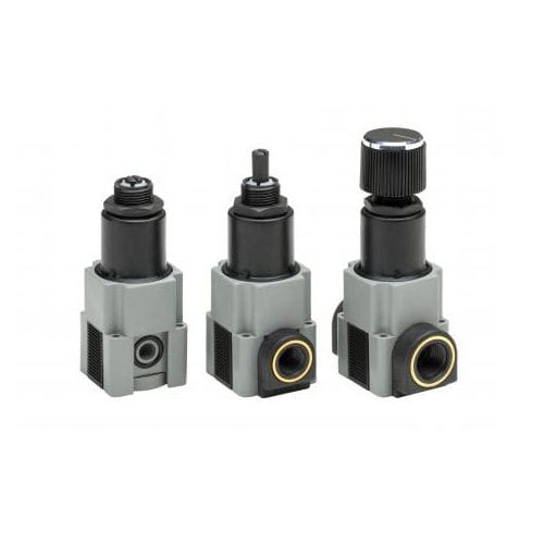 Regulador de presión con alivio - R4030 series - AIR Logic - de membrana / monoetapa / de acero inoxidable