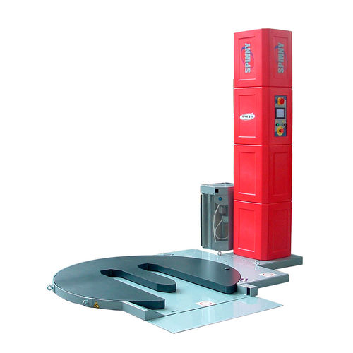 Envolvedora con plataforma giratoria - Spinny S350-TP Touch - EFFE3TI Packaging Technologies - semiautomática / para aplicaciones industriales / de film estirable