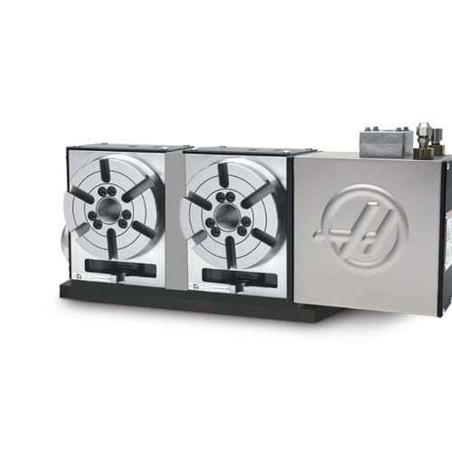 Plato divisor accionado por motor - HRT160-2 - Haas Automation - vertical / para máquina herramienta / con doble husillo