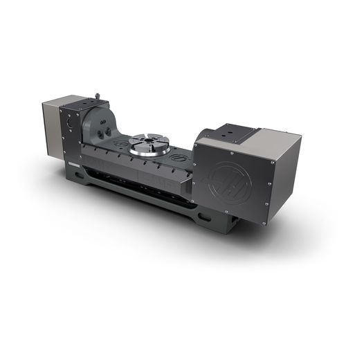 Mesa rotativa accionada por motor - TR160 - Haas Automation - basculante / para mecanizado / con 5 ejes