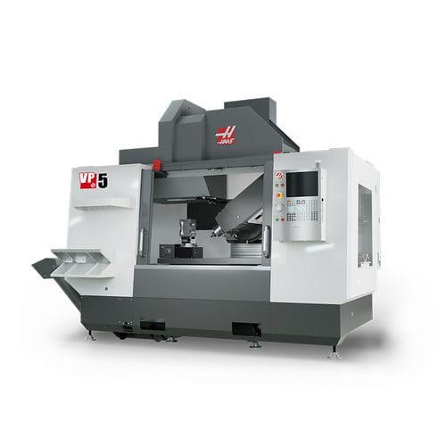 Centro de mecanizado CNC 4 ejes - VP-5 Prismatic - Haas Automation - vertical / con mesa rotativa / BT 40
