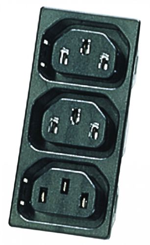 Conector de alimentación eléctrica - 045 - 3 - COMESTERO SISTEMI - hexagonal / en T / hembra