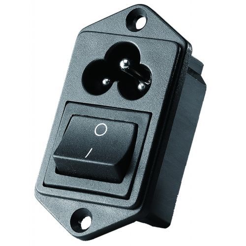 Conector de alimentación eléctrica - 0724 - SCQD - COMESTERO SISTEMI - rectangular / macho / de termoplástico
