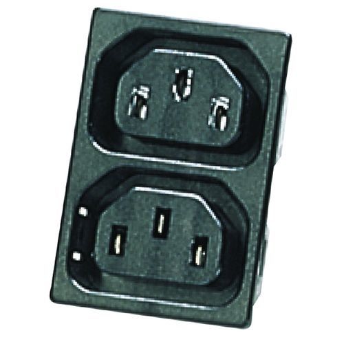 Conector de alimentación eléctrica - 045 - 2 - COMESTERO SISTEMI - hexagonal / en T / hembra