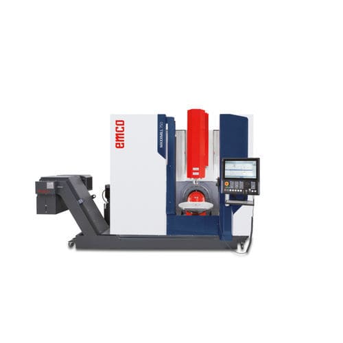 Centro de mecanizado 5 ejes - MAXXMILL 750 - EMCO GmbH - vertical / de columna móvil / con mesa rotativa abatible