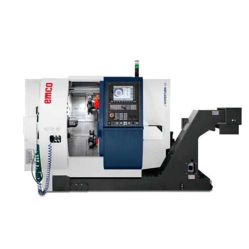 Centro de torneado CNC - HYPERTURN 45 - EMCO GmbH - 3 ejes / de 2 husillos / VDI 25