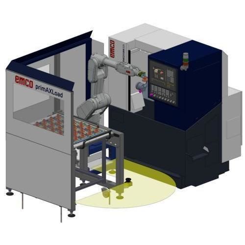 Cargador integrado para máquina herramienta - PRIMAXLOAD-TURN - EMCO GmbH