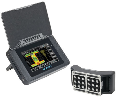 Aparato de inspección PND por ultrasonidos mediante eco de impulso - Pundit 200 Pulse Echo - Proceq