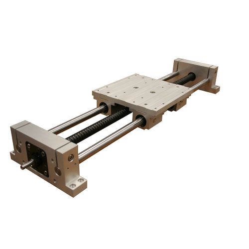Platina de posicionamiento lineal - Steady Rail™  - BISHOP-WISECARVER - motorizada / 1 eje / de precisión