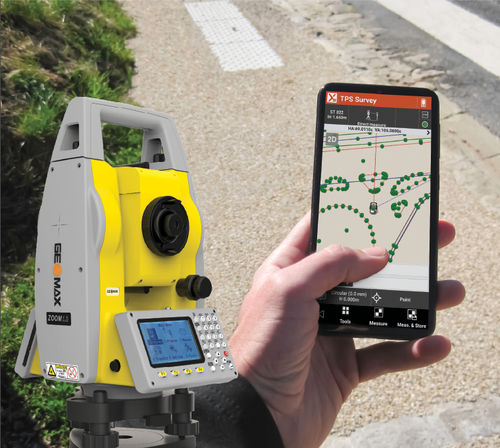 Software de medición - X-PAD Ultimate GO & Zoom10 - GeoMax - de colecta de datos / de control de calidad / de seguimiento