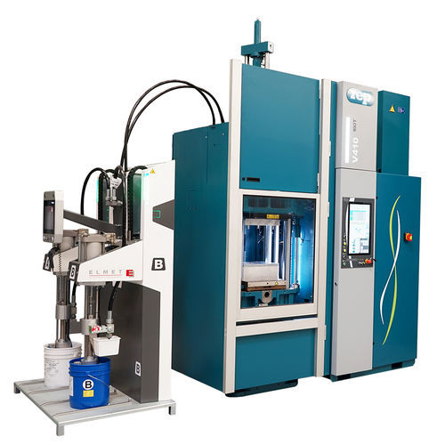 Máquina de inyección vertical - V410 LSR - REP international - eléctrica / para caucho de silicona líquida / para CSL