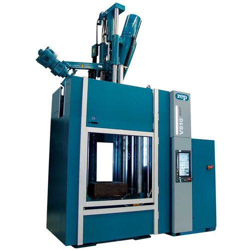 Máquina de inyección vertical - V810-Y2000 - REP international - hidráulica / eléctrica / para caucho