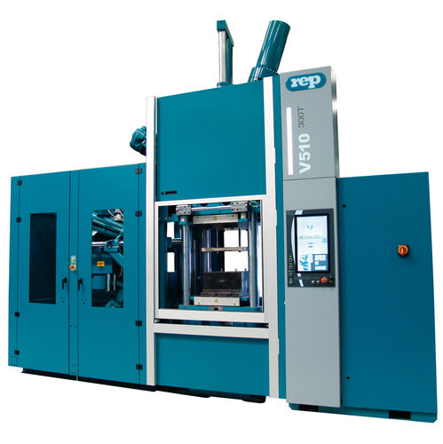 Máquina de inyección vertical - REP international - hidráulica / para caucho / para resinas bicomponente