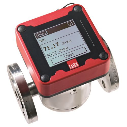 Caudalímetro de piñones ovalados - HDO 500 Niro/Niro - Lutz Pumpen GmbH | Lutz-Jesco GmbH - volumétrico / para aceite / para productos químicos