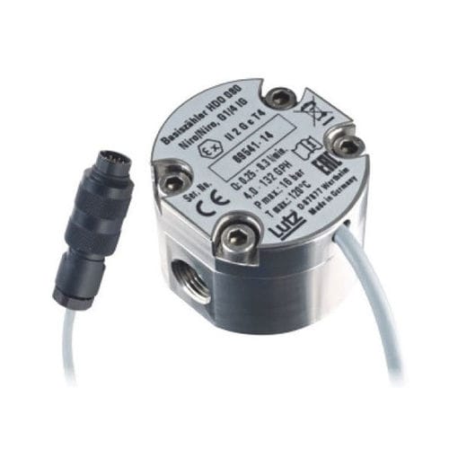 Caudalímetro de piñones ovalados - 0230-600 - Lutz Pumpen GmbH | Lutz-Jesco GmbH - volumétrico / roscado / de acero inoxidable
