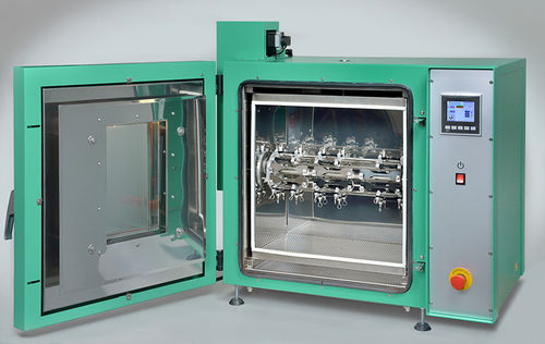 Horno de cámara - EB 26 - Elastocon AB - con carrusel / de envejecimiento