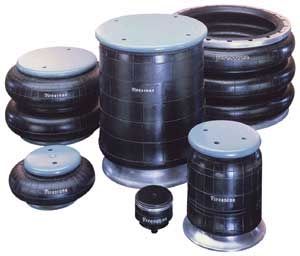 Soporte antivibratorio cilíndrico - Firestone Industrial - de elastómero / con muelle de aire