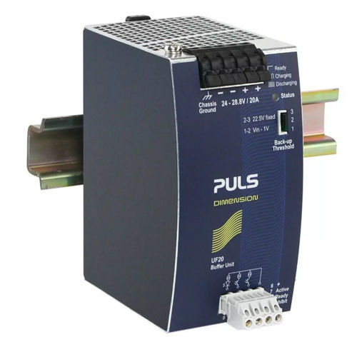 Módulo tampon para alimentación eléctrica DC en riel DIN - UF20.241 - PULS GmbH