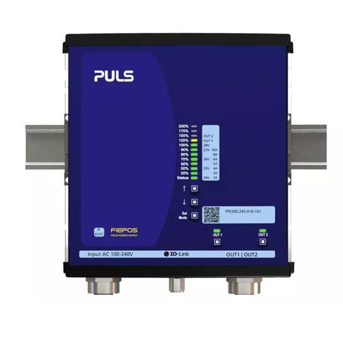 Alimentación eléctrica en riel DIN - FPS300.245-016-101 - PULS GmbH - AC/DC / de dos salidas / ajustable