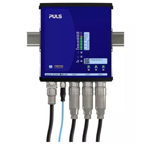 Alimentación eléctrica en riel DIN - FPS300.245-049-112 - PULS GmbH - AC/DC / de tres salidas / ajustable