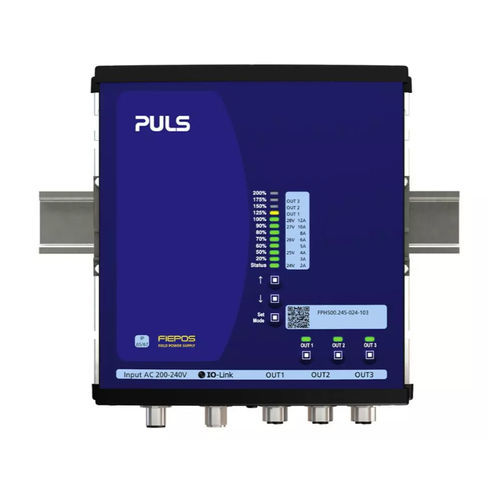 Alimentación eléctrica en riel DIN - FPH500.245-024-103 - PULS GmbH - AC/DC / de tres salidas / ajustable