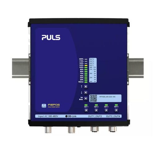 Alimentación eléctrica en riel DIN - FPT500.245-034-105 - PULS GmbH - AC/DC / de múltiples salidas / ajustable