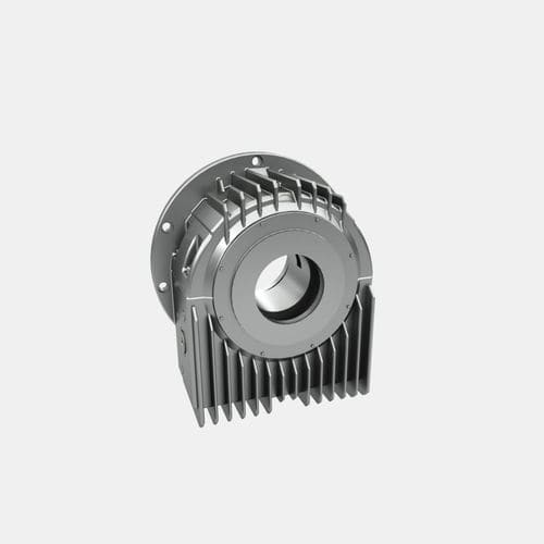 Soporte con rodamiento con brida - EF - RENK GmbH - radial / de placa / rígido