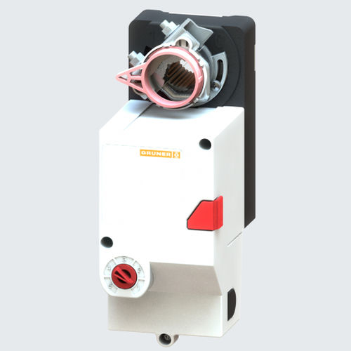 Actuador de compuerta eléctrico - 328CS-024-02A - GRUNER - rotativo / IP54 / para instalación de ventilación