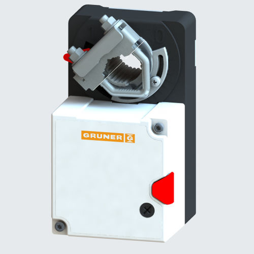 Actuador de compuerta eléctrico - 227-024-10-P5 - GRUNER - rotativo / para instalación de ventilación / DC
