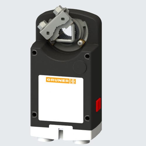 Actuador de compuerta eléctrico - 363-230-20 - GRUNER - rotativo / para instalación de ventilación / DC