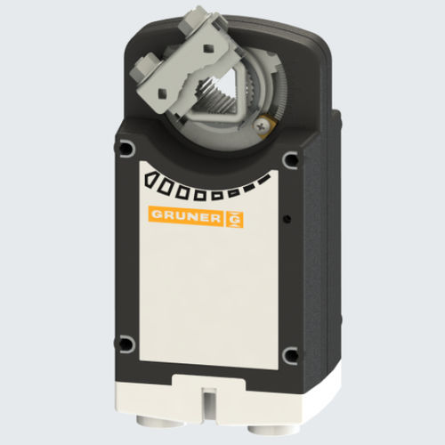 Actuador de compuerta eléctrico - UL-360S-230-090-S2/RE25 - GRUNER - rotativo / IP54 / de protección contra el fuego y el humo