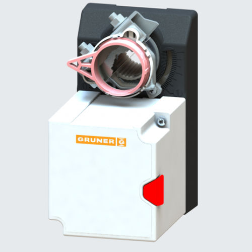 Actuador de compuerta eléctrico - 227C-230-15 - GRUNER - rotativo / IP54 / para instalación de ventilación