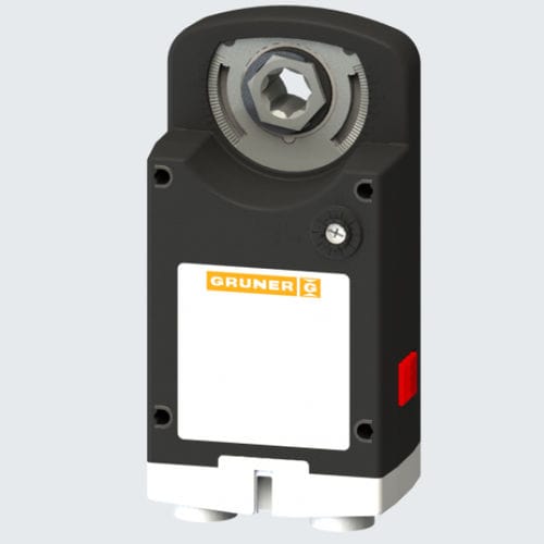 Actuador de compuerta eléctrico - 363-024-60-S2/8F14  - GRUNER - rotativo / IP54 / para instalación de ventilación