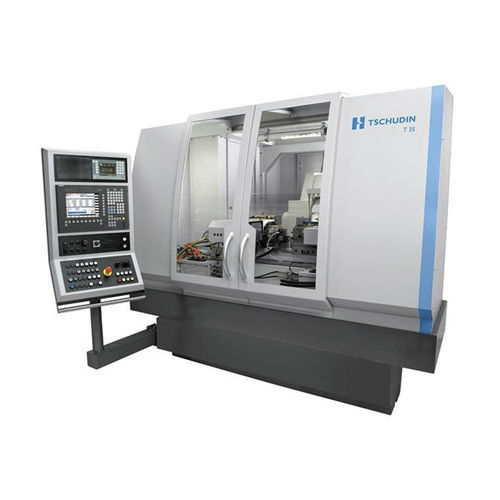 Rectificadora cilíndrica - TSCHUDIN T35 - Hardinge Bridgeport - de piezas para procesar / CNC / hidrostática