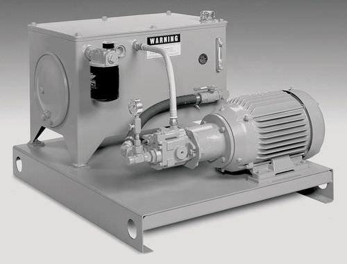 Grupo hidráulico con motor eléctrico - CONTINENTAL HYDRAULICS - estacionario / con bomba de pistón