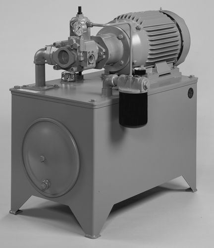 Grupo hidráulico con motor eléctrico - NFPA-JIC - CONTINENTAL HYDRAULICS - estacionario / con bomba de pistón / con bomba de engranajes