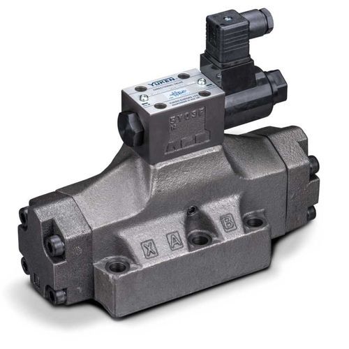 Distribuidor hidráulico de cajón - DSHG-10 series - YUKEN Europe Ltd. - accionado por solenoide