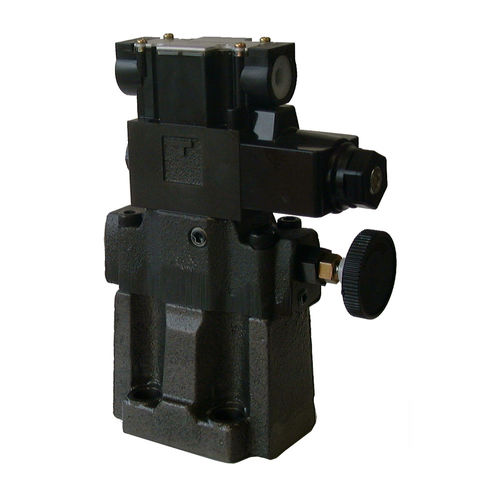 Válvula de alivio de control asistido - S-BSG series  - YUKEN Europe Ltd. - de poco ruido / accionado por solenoide