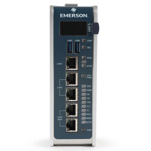 Controlador programable de automatización compacto - RX3i CPE400  - Emerson - modular / redundante / para dispositivo de control
