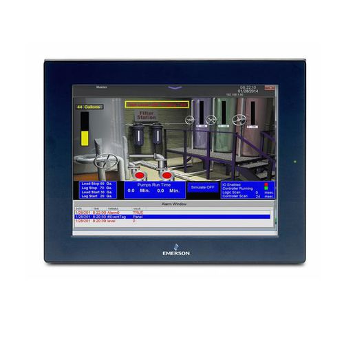 Panel PC de LCD - IC755CKS15CDMEP - Emerson - con pantalla táctil capacitiva / 15" / 1024 x 768