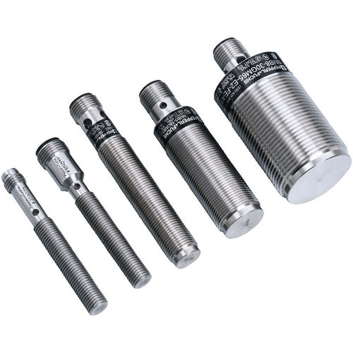Sensor de proximidad inductivo - NMB series - Pepperl+Fuchs SE - cilíndrico / analógico / de acero inoxidable