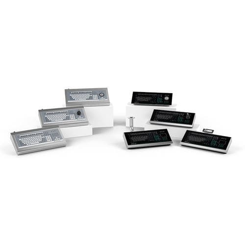 Teclado empotrable - EXTA series - Pepperl+Fuchs SE - capacitivo / 105 teclas / con alfombrilla táctil
