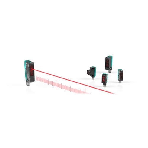 Sensor fotoeléctrico detector de reflexión directa - OQT series - Pepperl+Fuchs SE - rectangular / LED / en miniatura