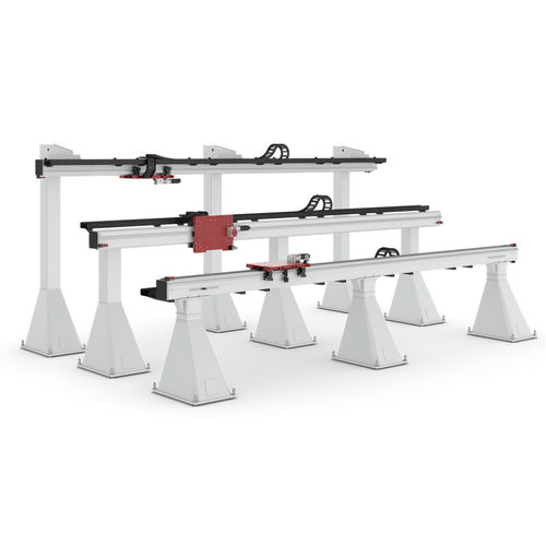 Eje lineal de piñón y cremallera - TMO series - Güdel - con motor lineal / de precisión / para robots