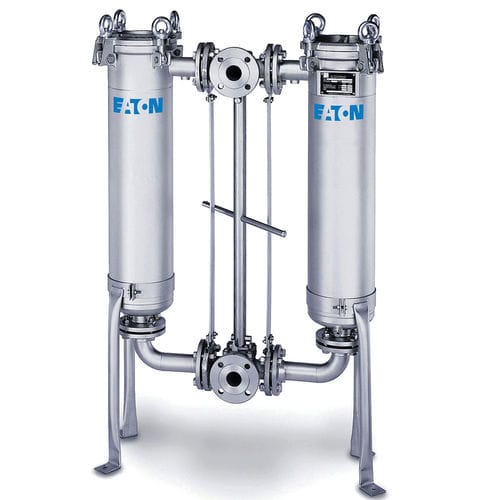 Cárter de filtro multibolsas - DUOLINE  - Eaton Hydraulics - para líquido / de acero al carbono / de acero inoxidable