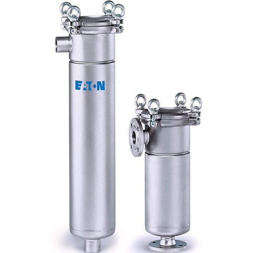 Cárter de filtro de bolsa - FLOWLINE - Eaton Hydraulics - para líquido / de acero inoxidable / de acero