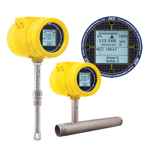 Caudalímetro térmico - ST80 - FCI Fluid Components International - másico / para aire comprimido / DN25 - 1"