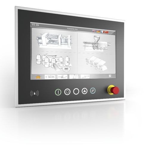 HMI de acero inoxidable - B&R Industrie-Elektronik - con pantalla táctil resistiva / con tecnología capacitiva proyectada / con pantalla multitáctil
